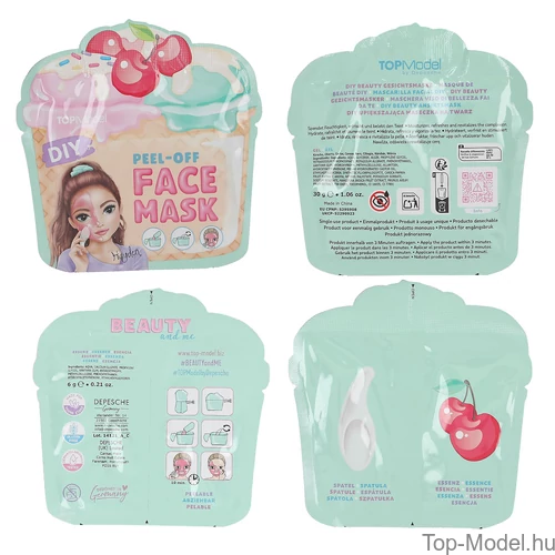 Kép 3/4 - TOPModel Arcmaszk, Sárga CANDY GLAM