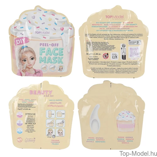 Kép 1/4 - TOPModel Arcmaszk, Sárga CANDY GLAM