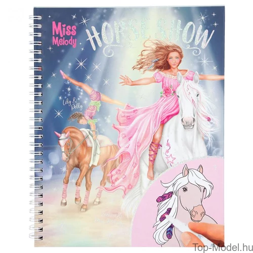 Kép 2/8 - Miss Melody Varázslatos Kifestő Filctollakkal