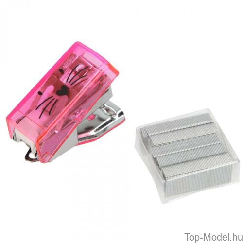Kép 3/9 - TOPModel mini írószer doboz CAT, sötét rózsaszín