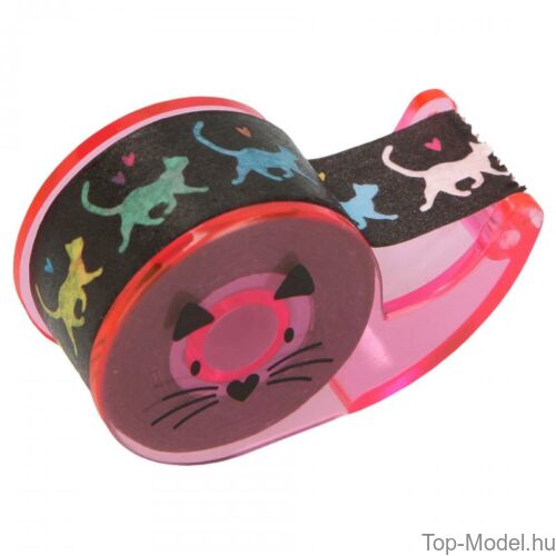 Kép 9/9 - TOPModel mini írószer doboz CAT, sötét rózsaszín