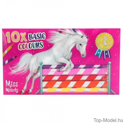 Kép 3/5 - Miss Melody színesceruza készlet 10 db