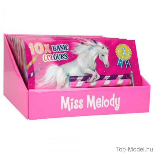 Kép 4/5 - Miss Melody színesceruza készlet 10 db