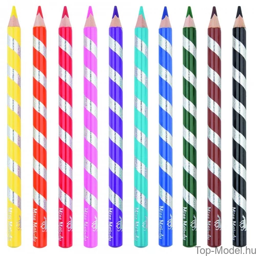 Kép 5/5 - Miss Melody színesceruza készlet 10 db