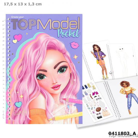 TOPModel Zsebkifestő lila