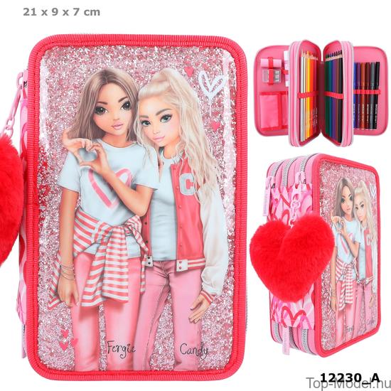TOPModel 3 Emeletes Töltött Tolltartó 2. ONE LOVE 