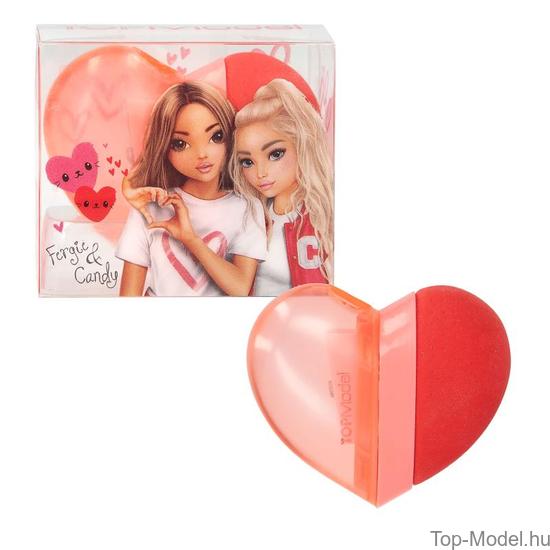 TOPModel Hegyező és Radír, Piros ONE LOVE