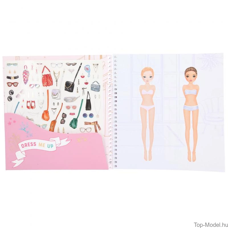 TOPModel Dress Me Up Matricás Ruhatervező
