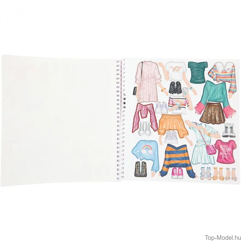 TOPModel Dress Me Up Matricás Ruhatervező