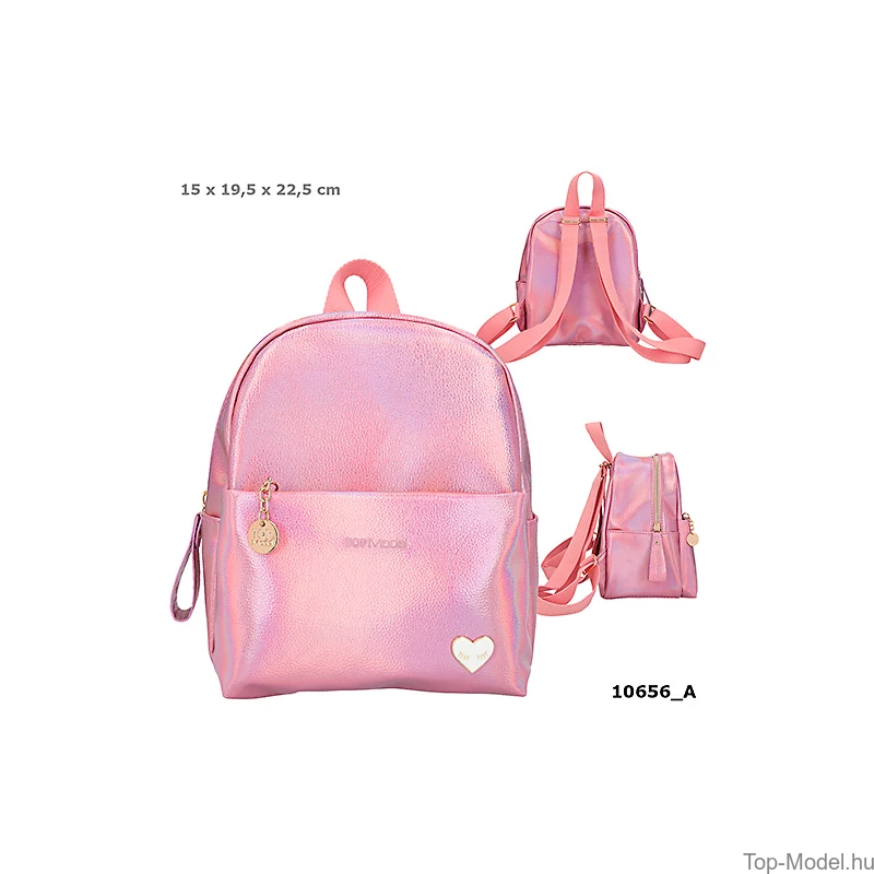 TOPModel hátizsák kicsi pink glamshine