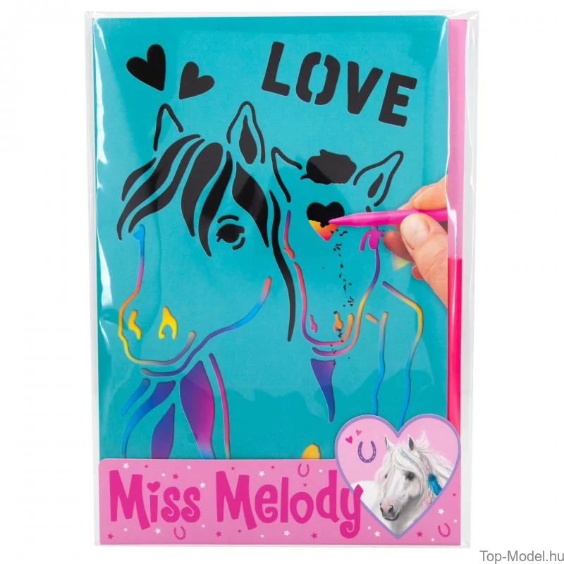 Miss Melody Magic Kártya sablonnal
