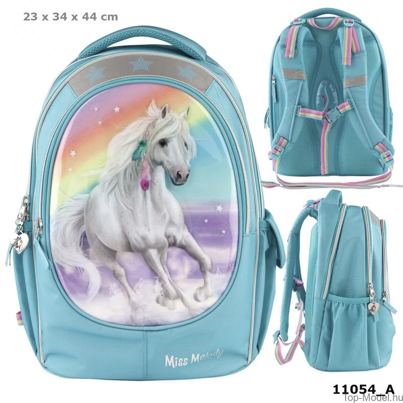 Miss Melody Ergonomikus Iskolatáska RAINBOW