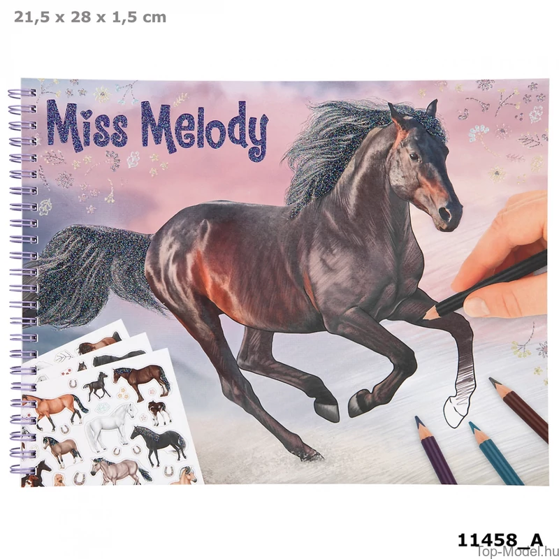 Miss Melody Lovas Kifestőkönyv