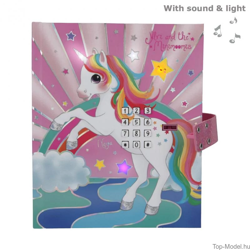 Ylvi & Minimoomis számkódos, zenélő napló