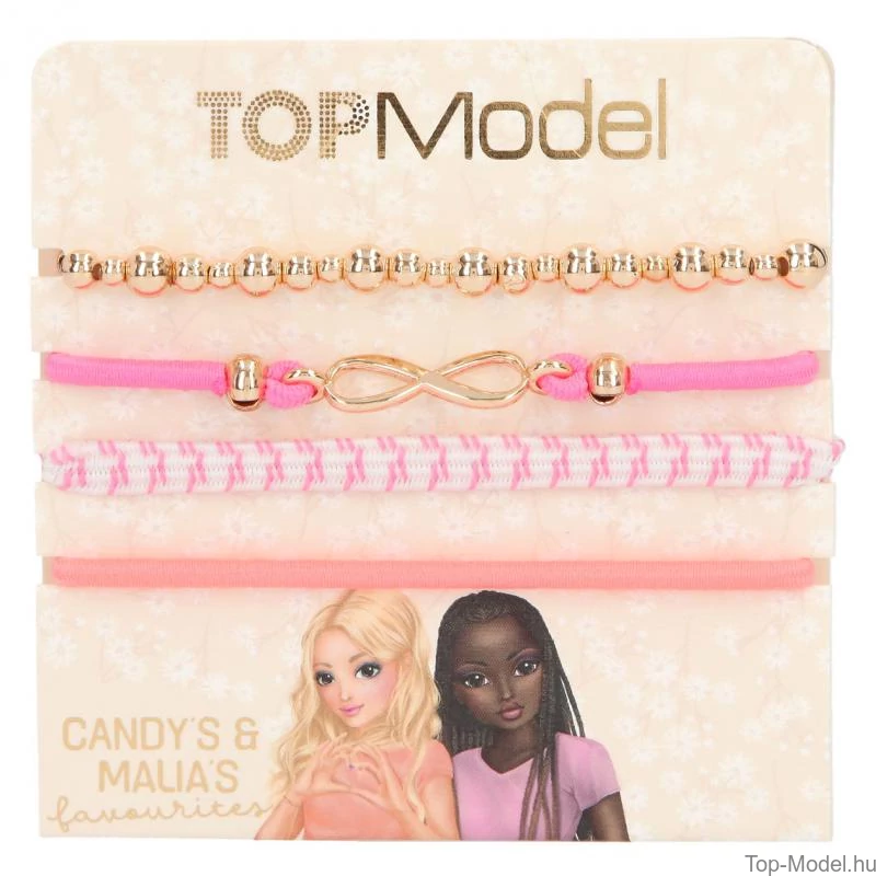 TOPModel Hajgumi és Karkötő Szett, kék