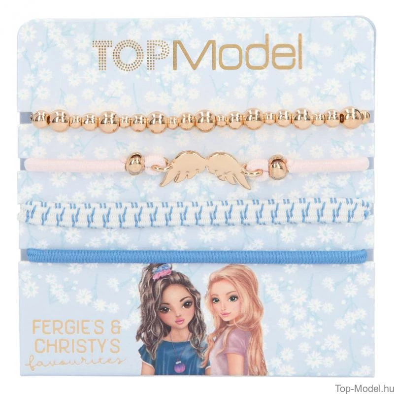 TOPModel Hajgumi és Karkötő Szett, kék