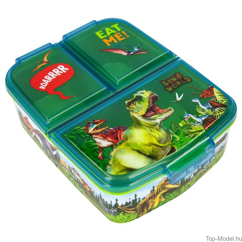 Dino World Uzsonnásdoboz Zöld