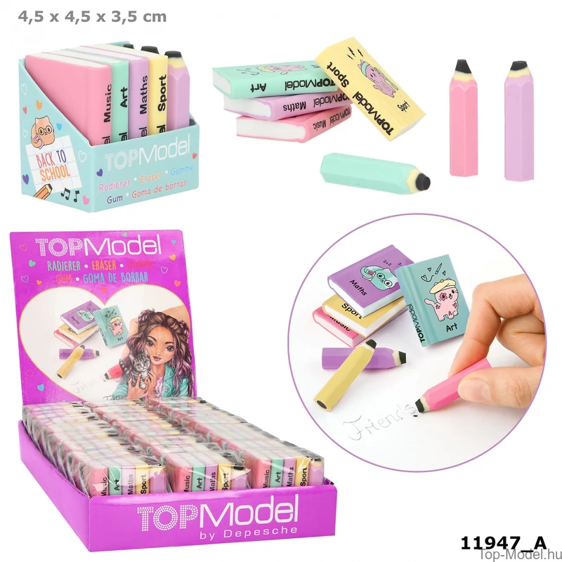 TOPModel Radírszett 