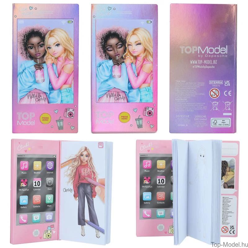 TOPModel Mini Ruhatervező Zenével, pink