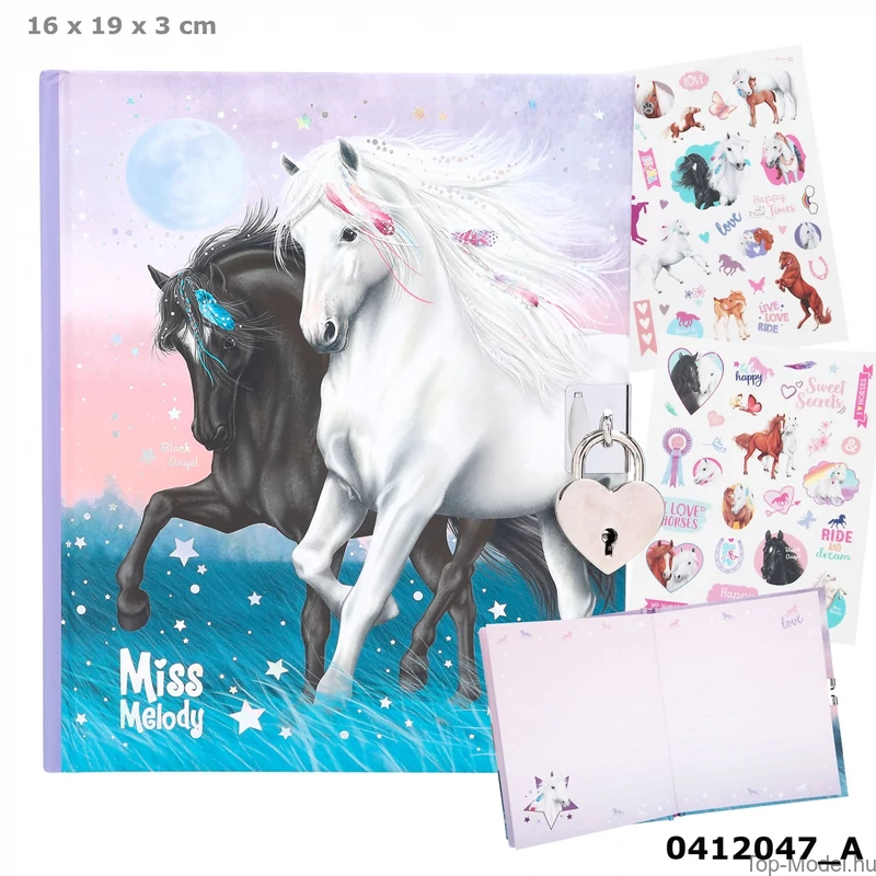 Miss Melody Kulcsos Napló 1 Dizájn