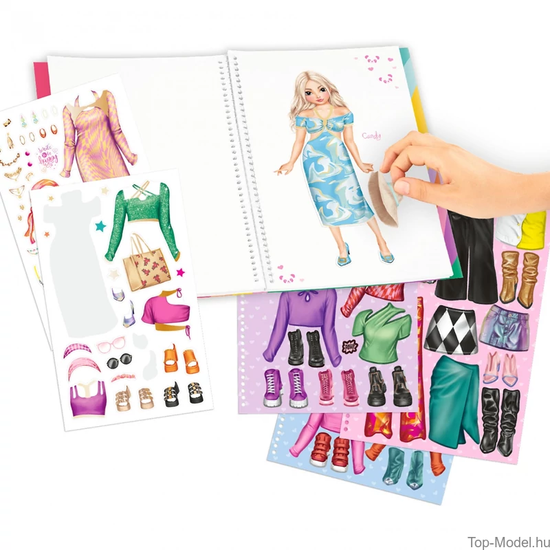 TOPModel Dress Me Up Matricás Ruhatervező