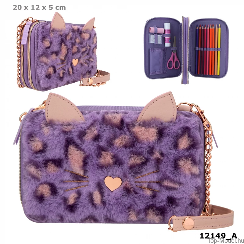 TOPModel 2 Emeletes Töltött Tolltartó LILAC LEO LOVE