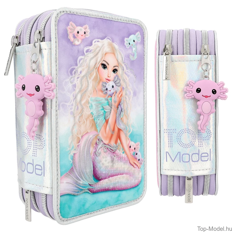 TOPModel 3 Emeletes Töltött Tolltartó MERMAID 