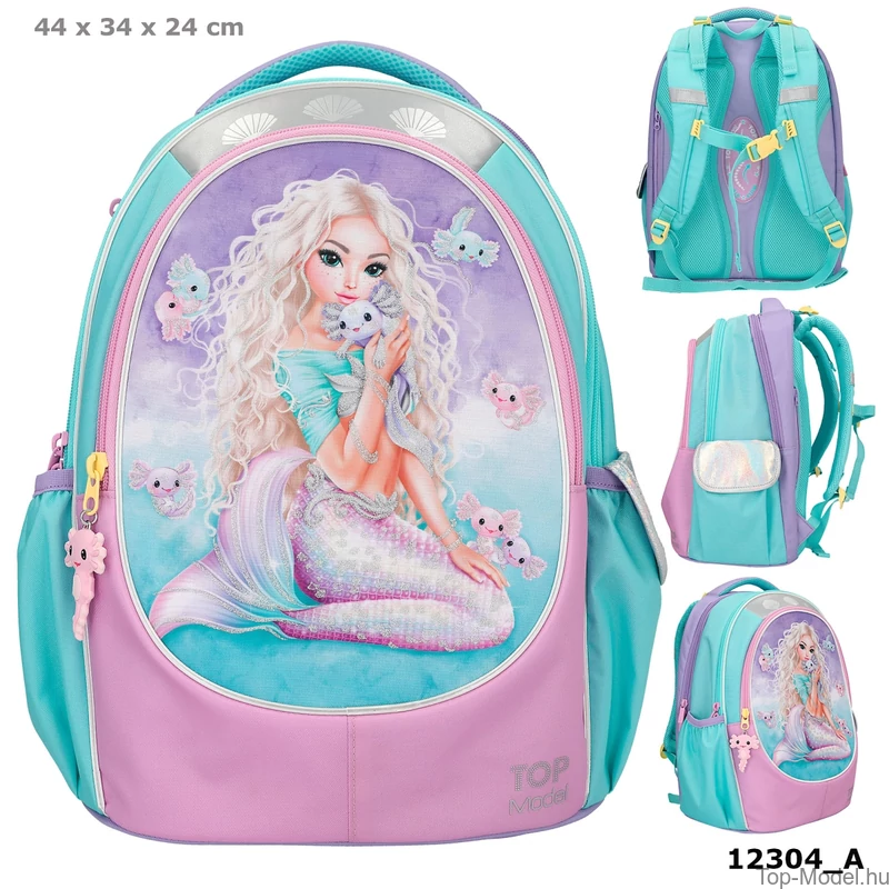 TOPModel Ergonómikus Iskolatáska MERMAID