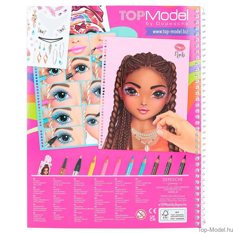 TOPModel Sminktervező Könyv