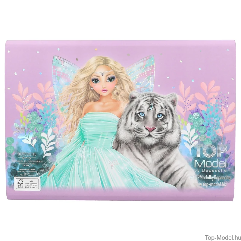 TOPModel Levélpapírszett, Fantasy Tiger