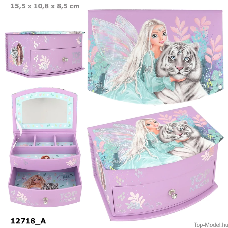 TOPModel Ékszerdoboz Kicsi, FANTASY TIGER