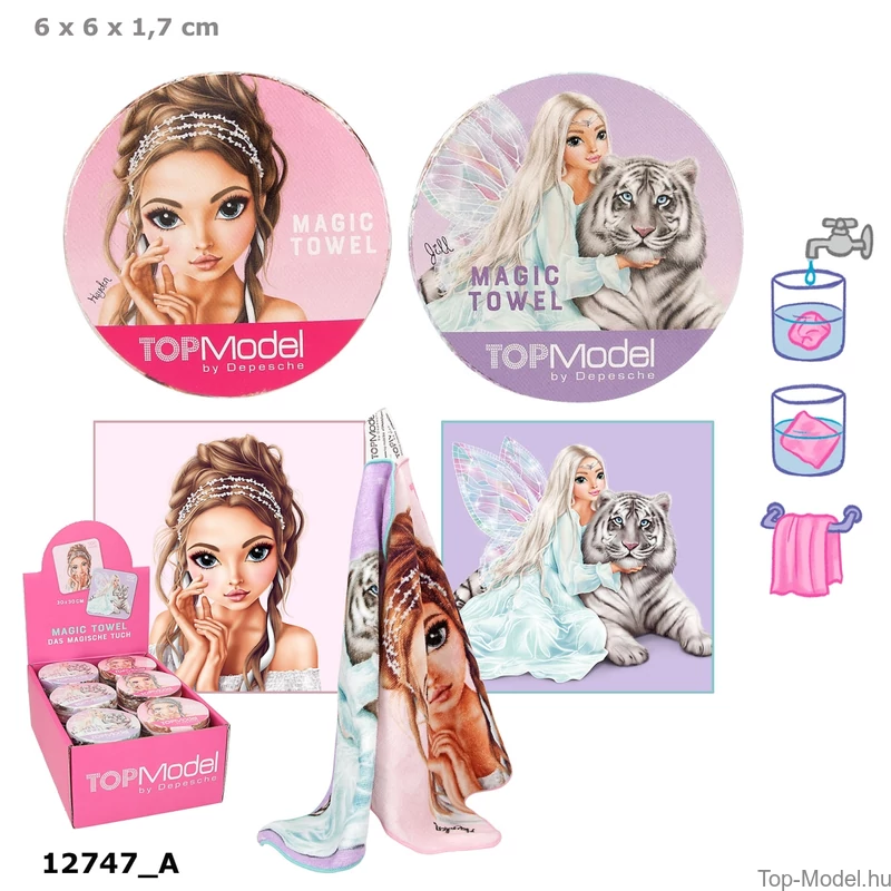TOPModel Varázstörölköző GLITTER, Lila