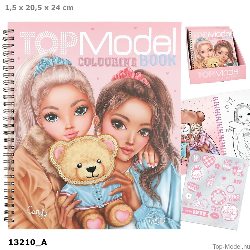 TOPModel Kifestőkönyv TEAM TEDDY
