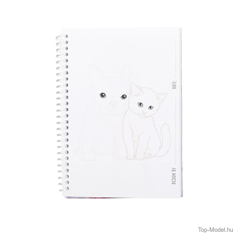 TOPModel Zsebkifestő Könyv Lila