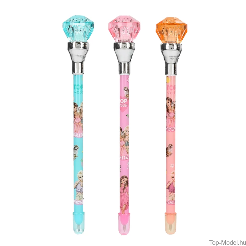 TOPModel Golyóstoll Leddel, Kék JUICY