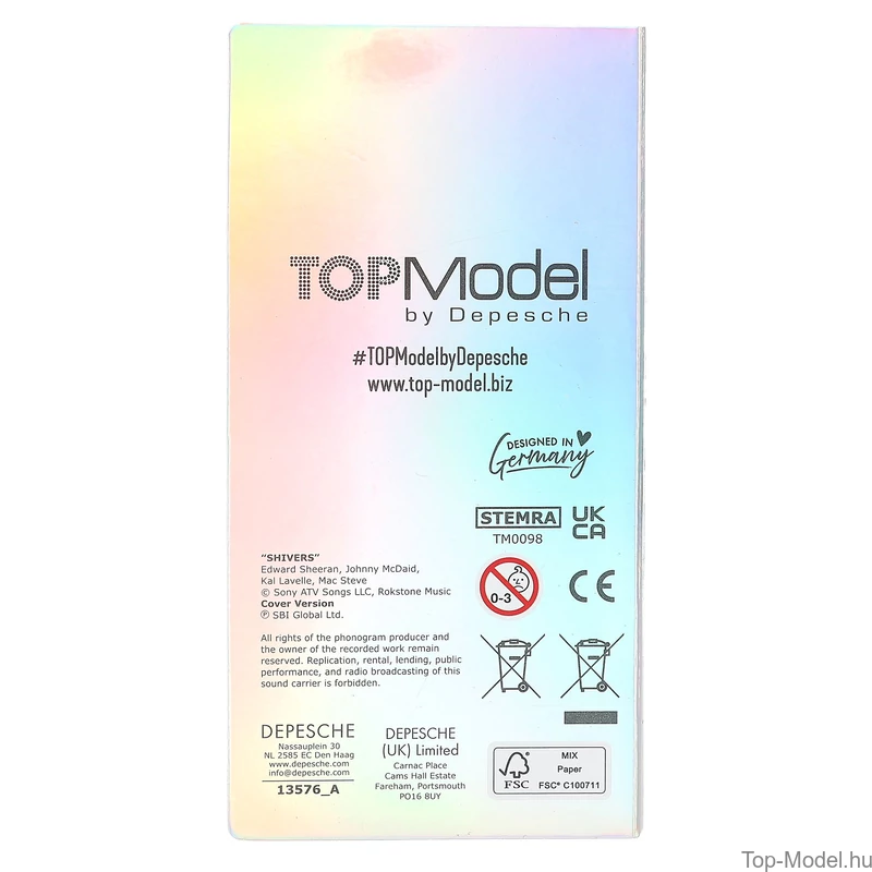 TOPModel Zenélő Mini Ruhatervező, Kék