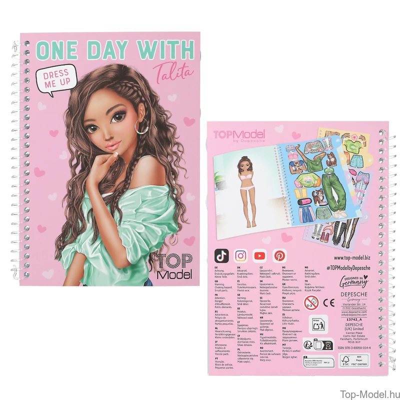 TOPModel Dress Me Up One Day With, Rózsaszín