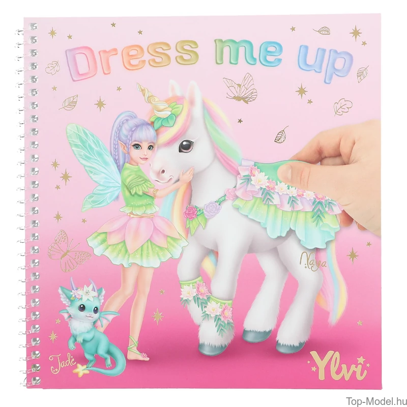 Ylvi Dress Me Up Matricás Ruhatervező Rózsaszín