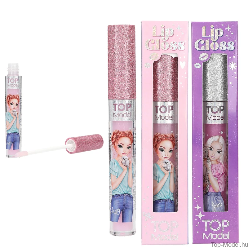 TOPModel Szájfény Csillámos Kupakkal, Lila Dobozos BEAUTY and ME