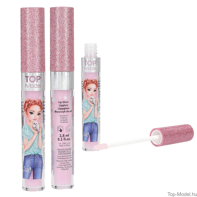 TOPModel Szájfény Csillámos Kupakkal, Lila Dobozos BEAUTY and ME