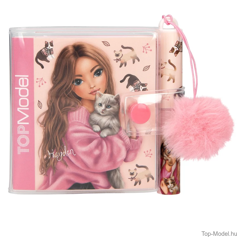 TOPModel Mini Notesz Golyóstollal, Barnahajú lány FUR EVER FRIENDS