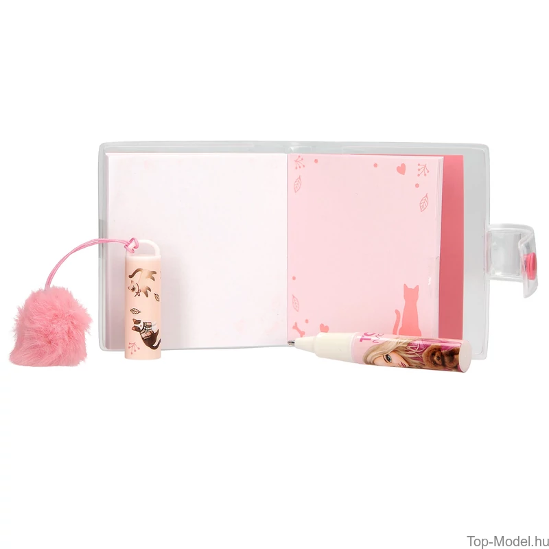 TOPModel Mini Notesz Golyóstollal, Barnahajú lány FUR EVER FRIENDS