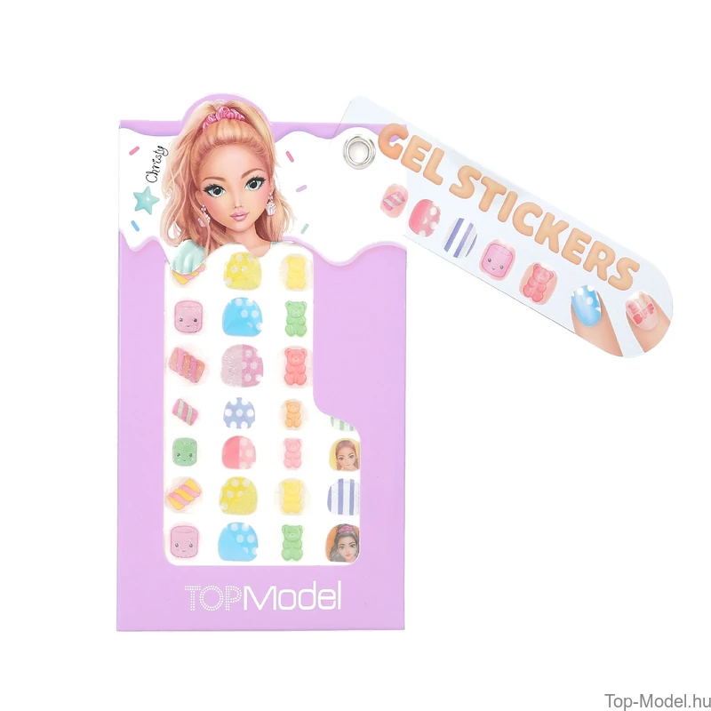 TOPModel Körömmatrica, Világosrózsaszín CANDY GLAM