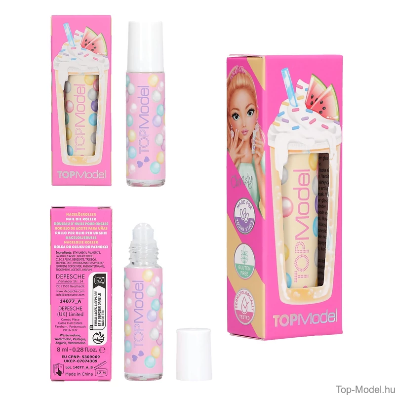 TOPModel Körömápoló Olaj, Citromsárga doboz CANDY GLAM