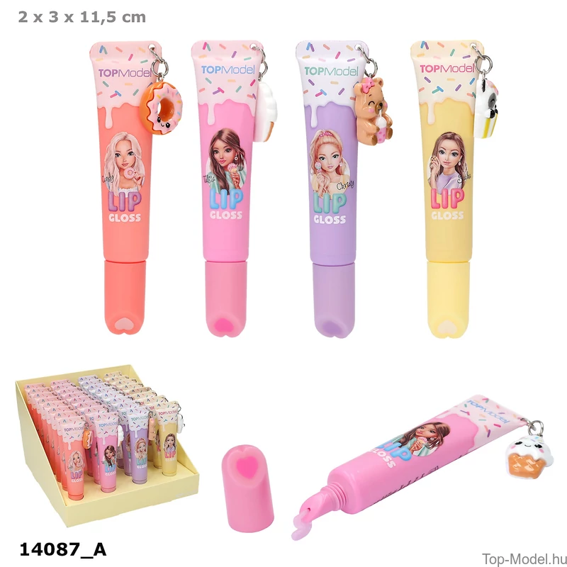 TOPModel Szájfény Medállal, Sárga CANDY GLAM