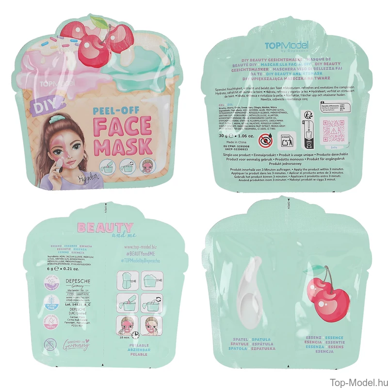 TOPModel Arcmaszk, Sárga CANDY GLAM