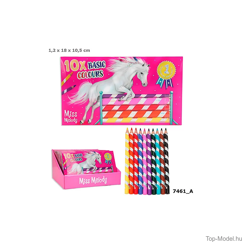 Miss Melody színesceruza készlet 10 db