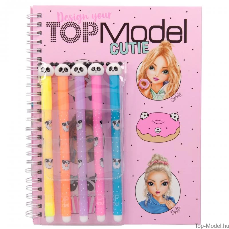 TOPModel kifestőkönyv filctollakkal CANDY CAKE