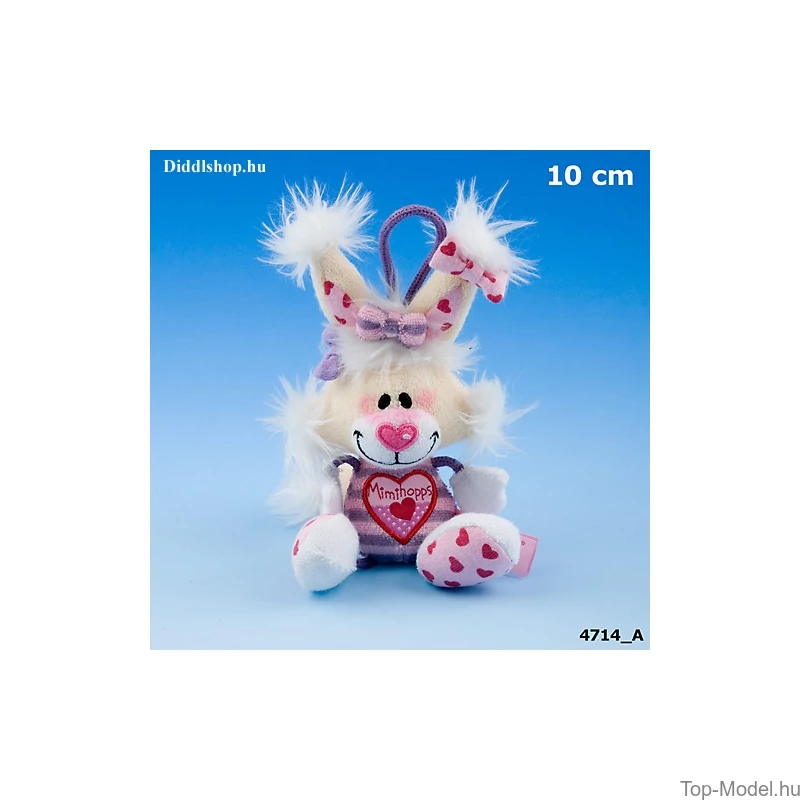 Mimihopps Plüss Kabátban 10cm és szallaggal